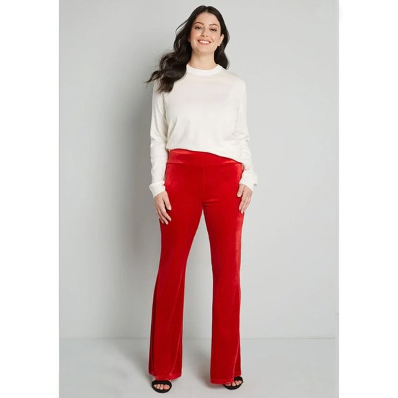 ModCloth Loving The Luxe Life Wide-Leg Pants - Picture 1 of 9